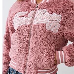 True Religion Dusty Rose Teddy Jacket